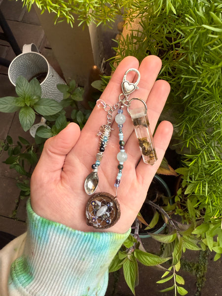 mystical nut + nüg spoon keychain