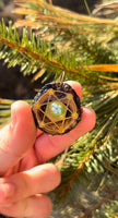 crocus walnut pendant
